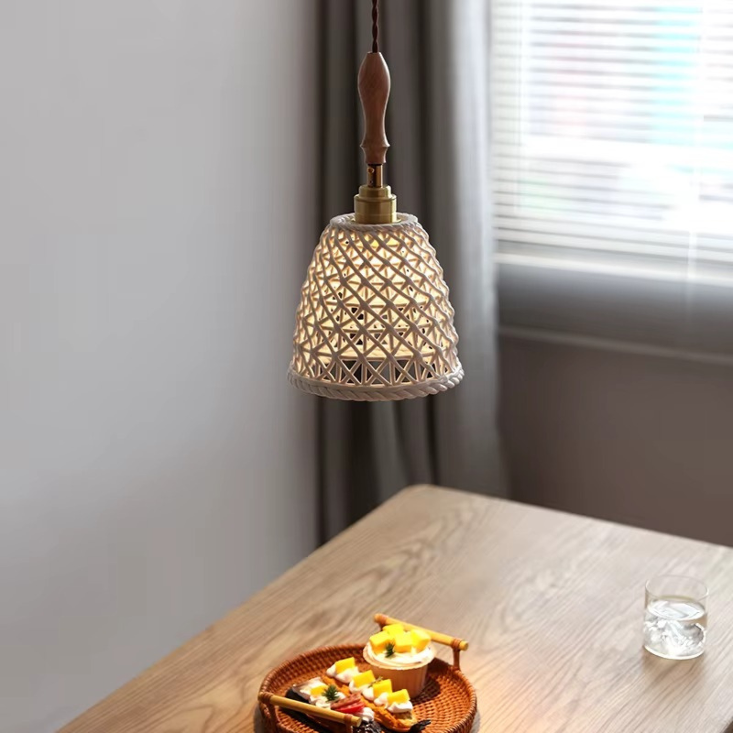 Hana Japanese Ceramic Pendant Light