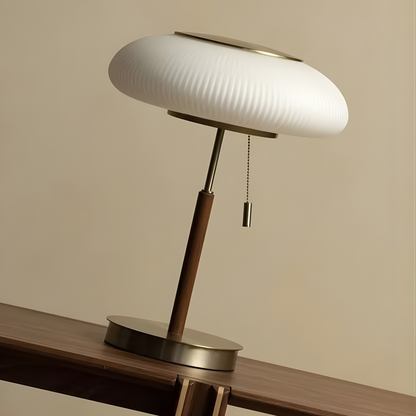 Vintage Glass Table Lamp - Nordic Elegance