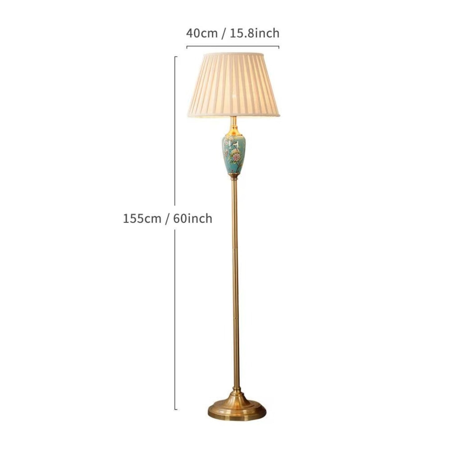Aurora European Ceramic Floor Lamp