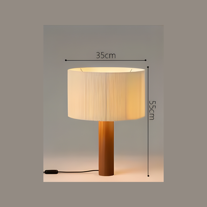 Nara Wabi-Sabi Solid Wood Table Lamp