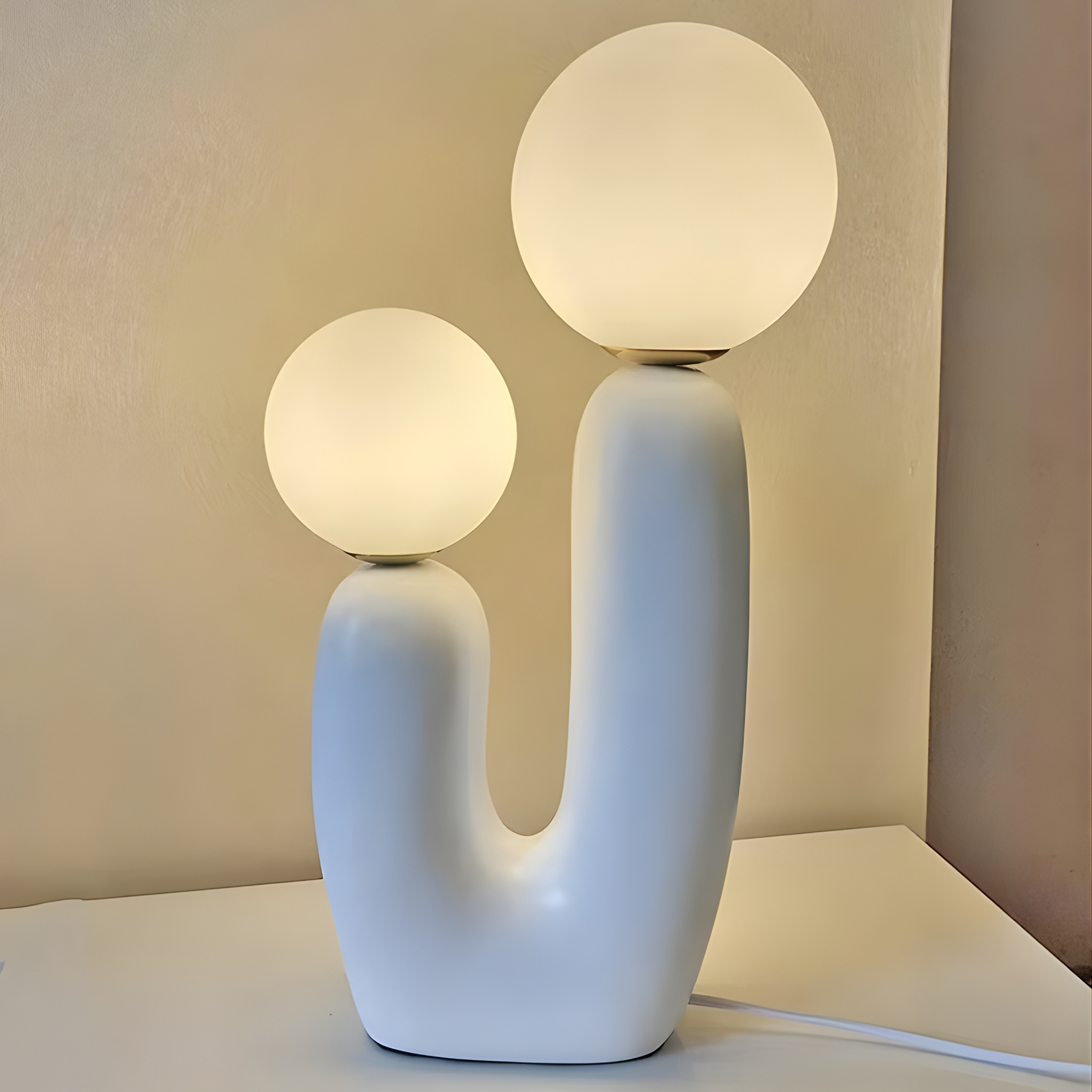 Forma Dual Glass Table Lamp