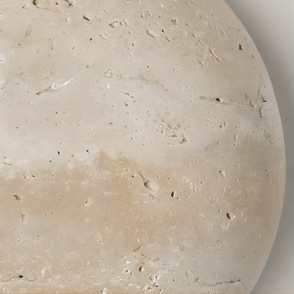 Aurelia Yellow Travertine LED Wall Lamp
