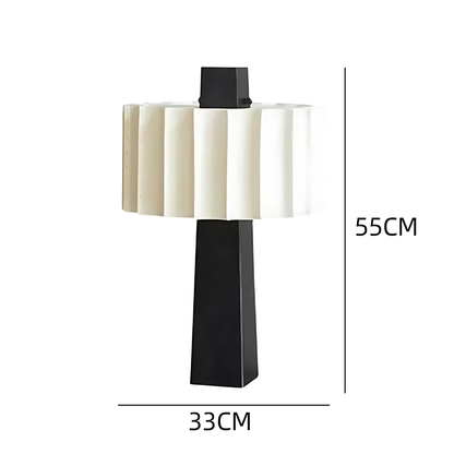 Arden Scandinavian Pleated Table Lamp