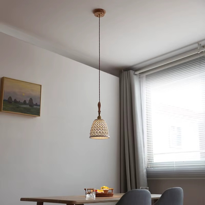 Hana Japanese Ceramic Pendant Light