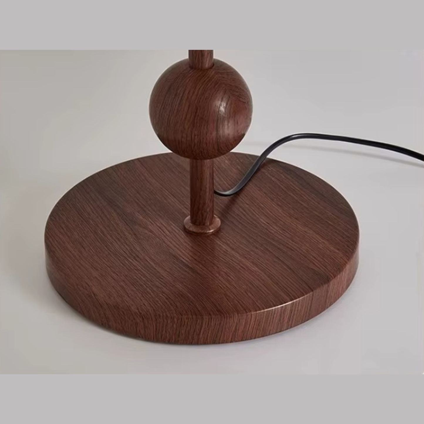 Solenne Vintage Wooden Floor Lamp