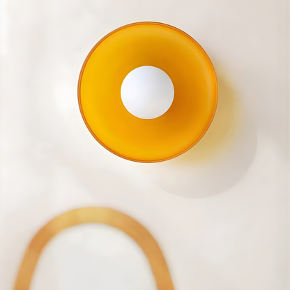 Aalto Olive Glass Ceiling Light