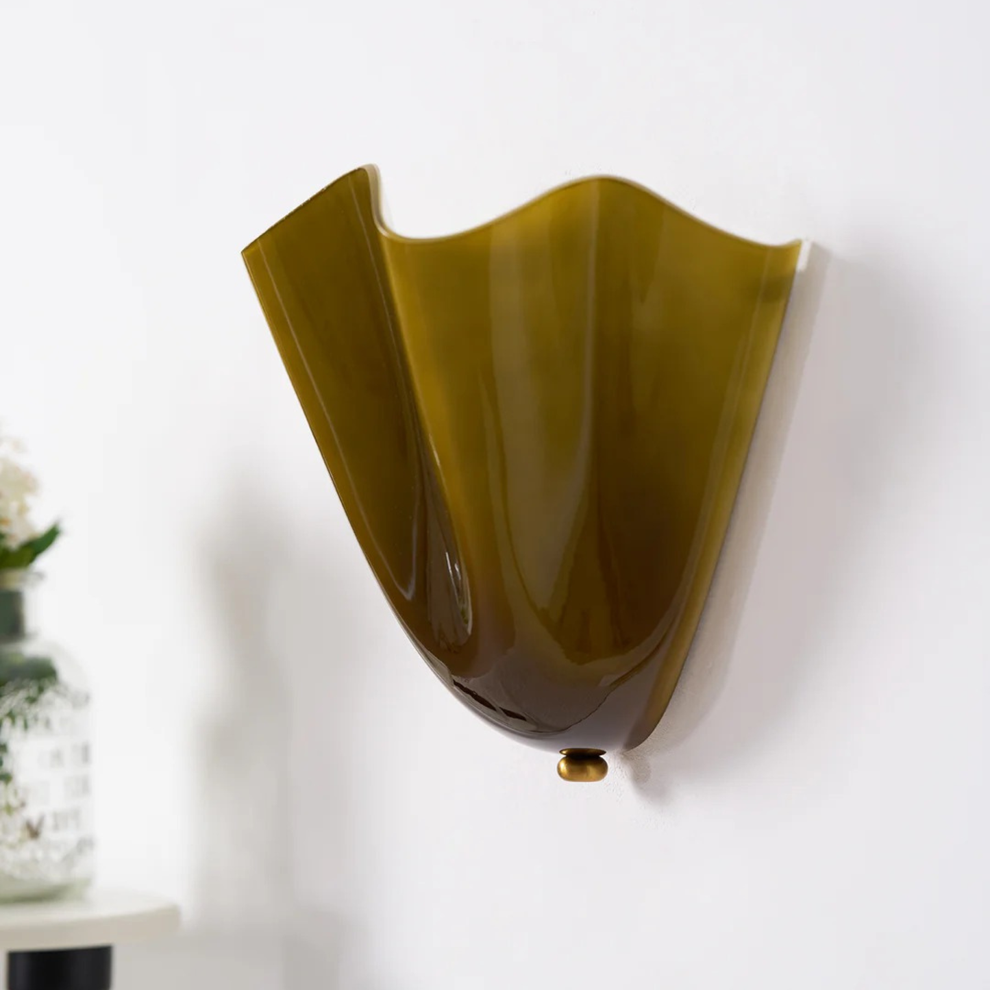 French Retro Glass Wall Light