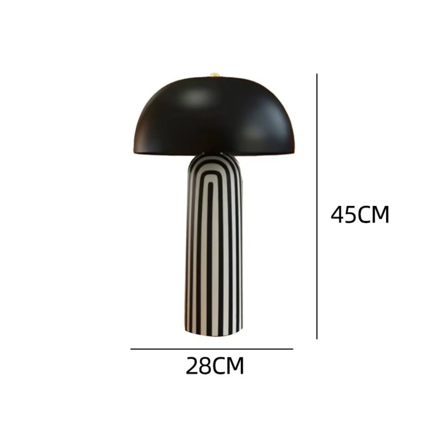 Deco Crest Ceramic Table Lamp