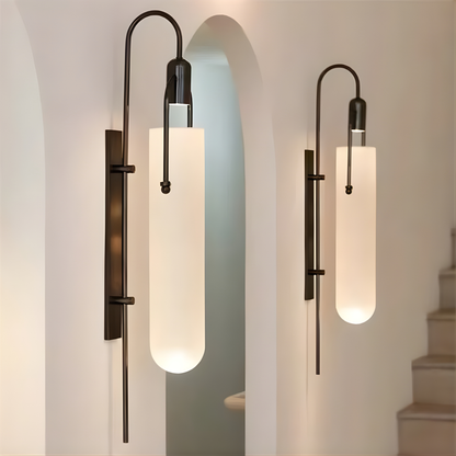 Aurea Noir Black & Gold LED Wall Lamp