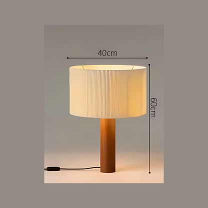 Nara Wabi-Sabi Solid Wood Table Lamp