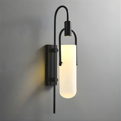 Aurea Noir Black & Gold LED Wall Lamp