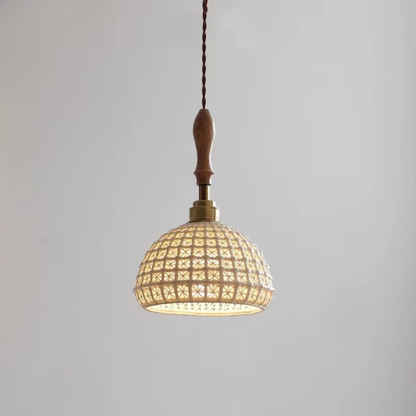 Hana Japanese Ceramic Pendant Light
