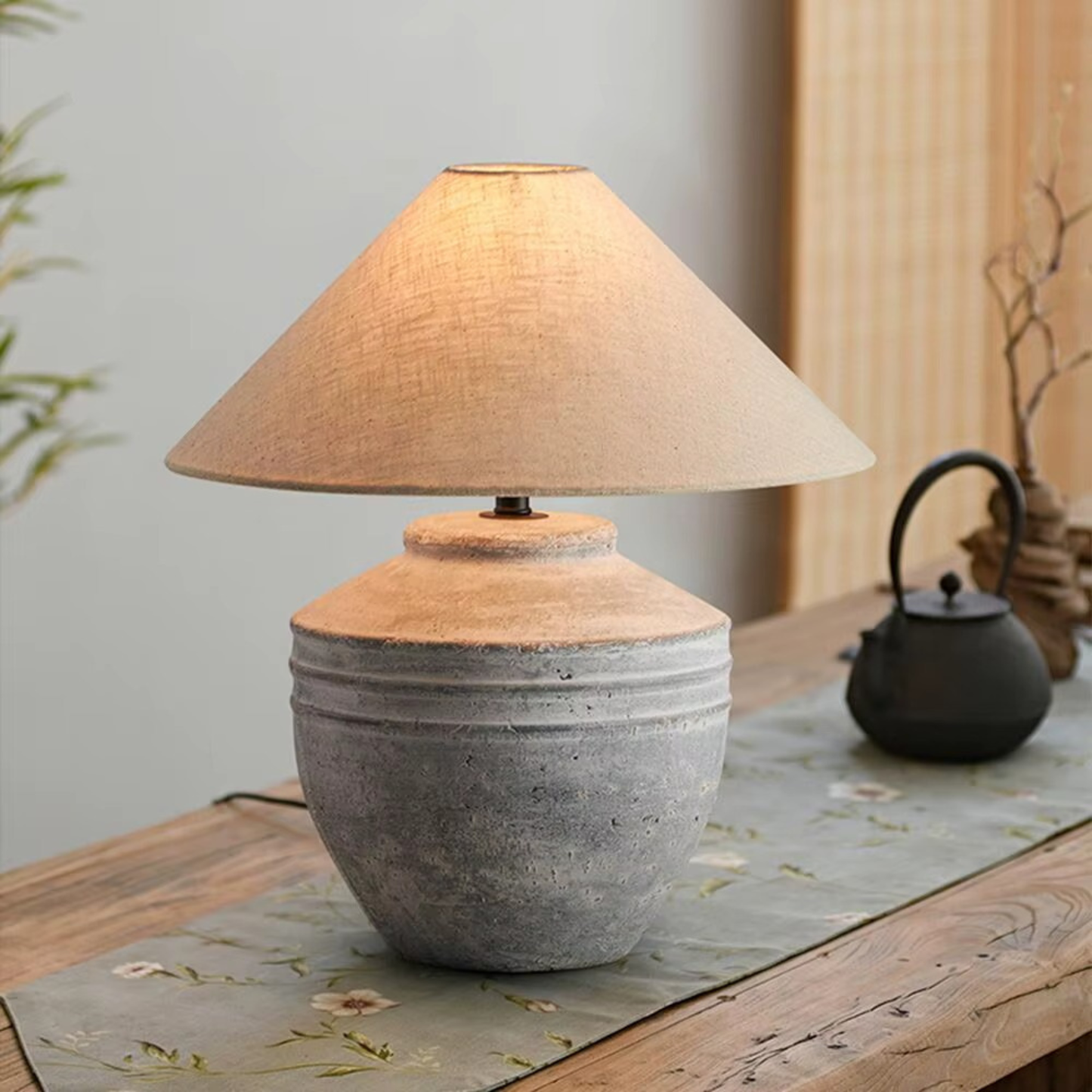 Luna Wabi-Sabi Ceramic Table Lamp