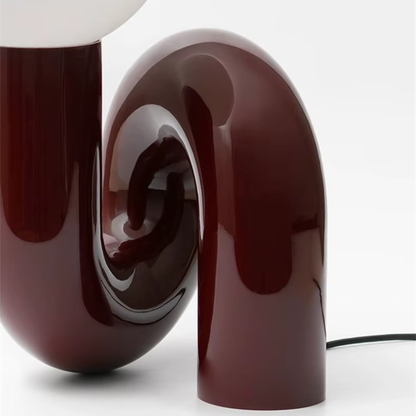 Nordic Glass Globe Sculptural Table Lamp