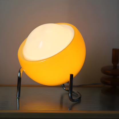 Bauhaus Glass Table Lamp in Retro Design