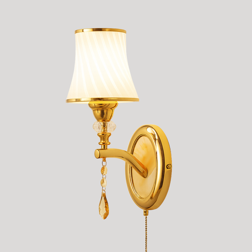 Nordic Elegance Wall Lamp with Glass Shade