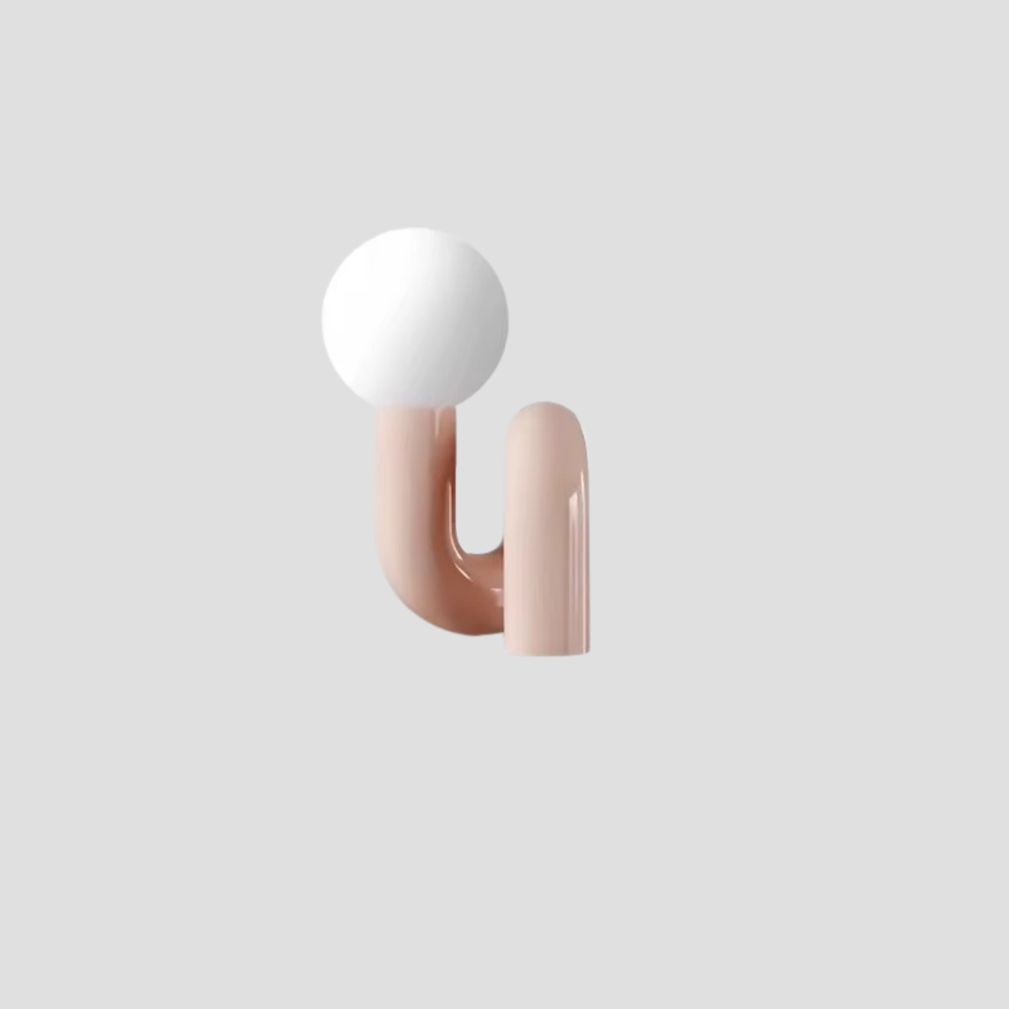 Nordic Glass Globe Sculptural Table Lamp