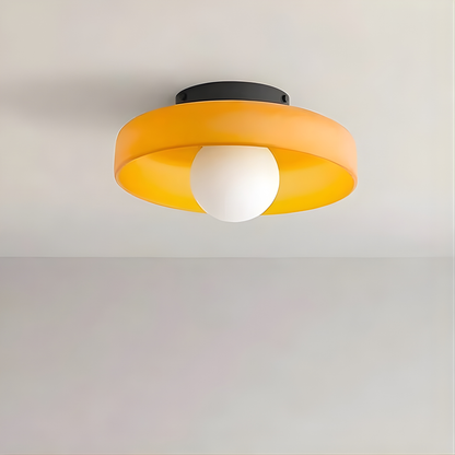 Aalto Olive Glass Ceiling Light